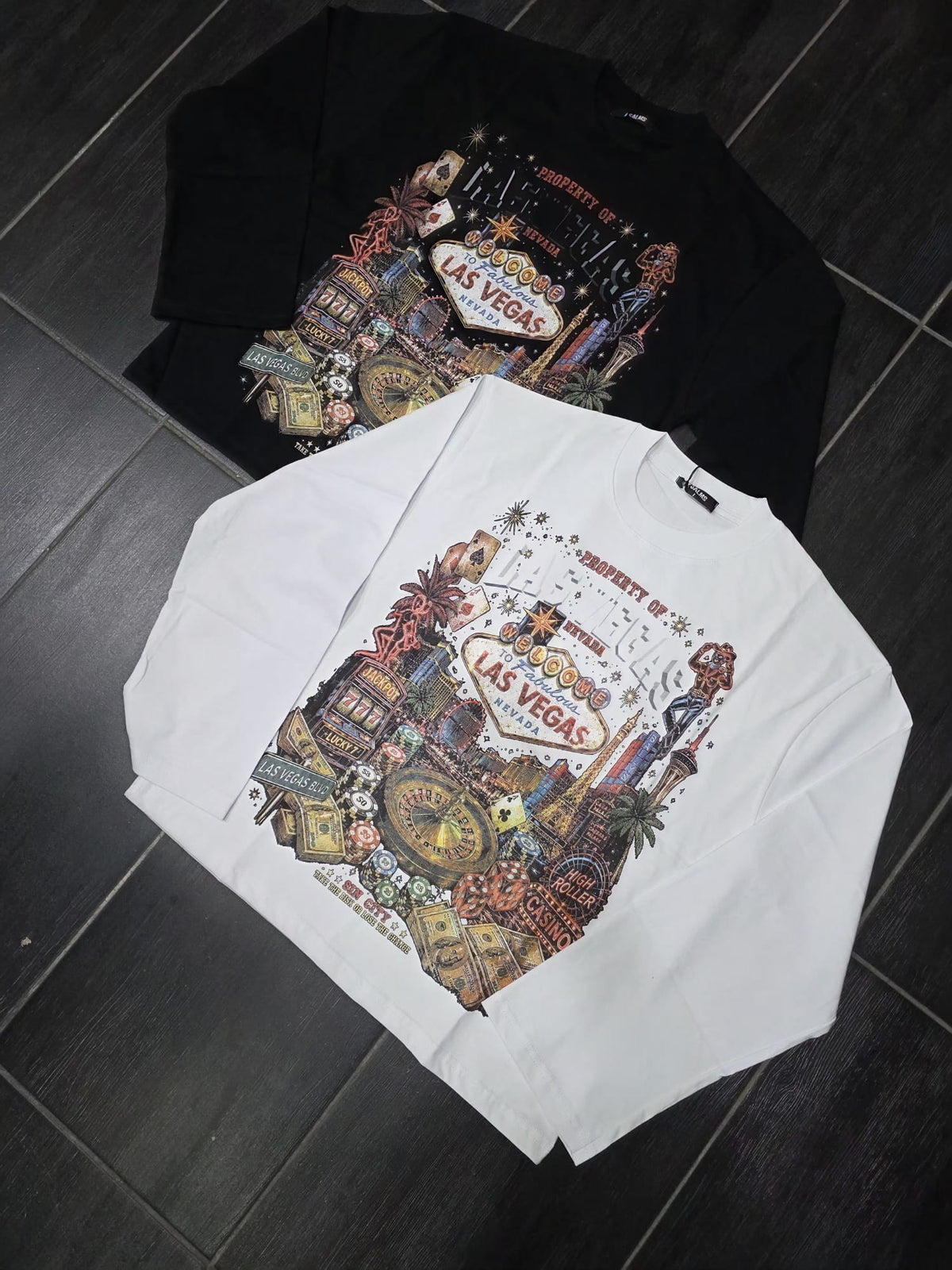T-SHIRT  LONG SLEEVE  LAS VEGAS