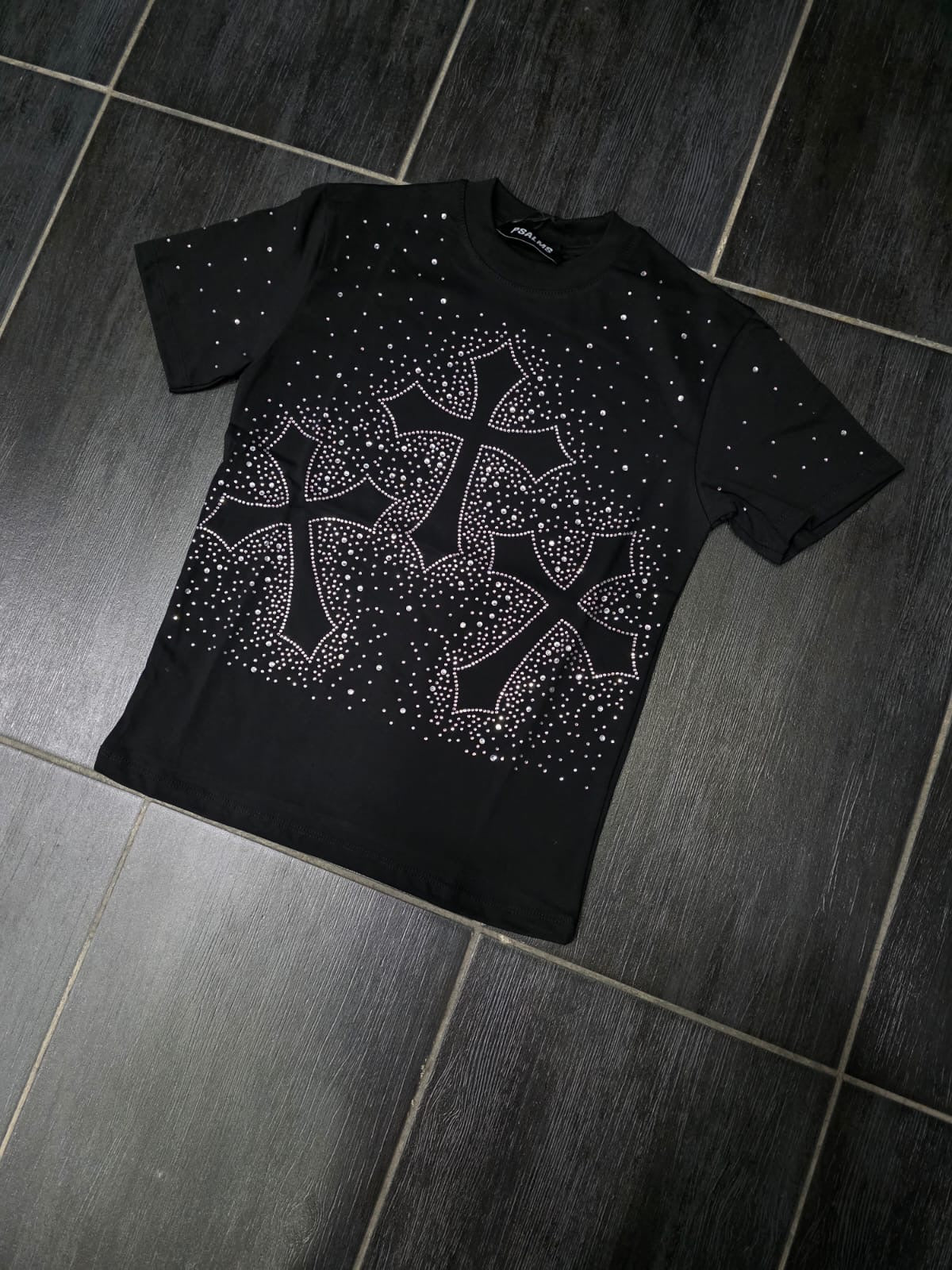 T-SHIRT MOD CROCI BRILLANTINI
